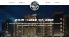 Desktop Screenshot of morganconstructors.com
