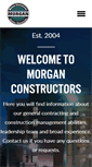 Mobile Screenshot of morganconstructors.com